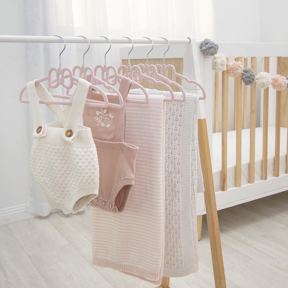 Living Textiles - 6-Pack Baby Coat Hangers - Nappies Direct