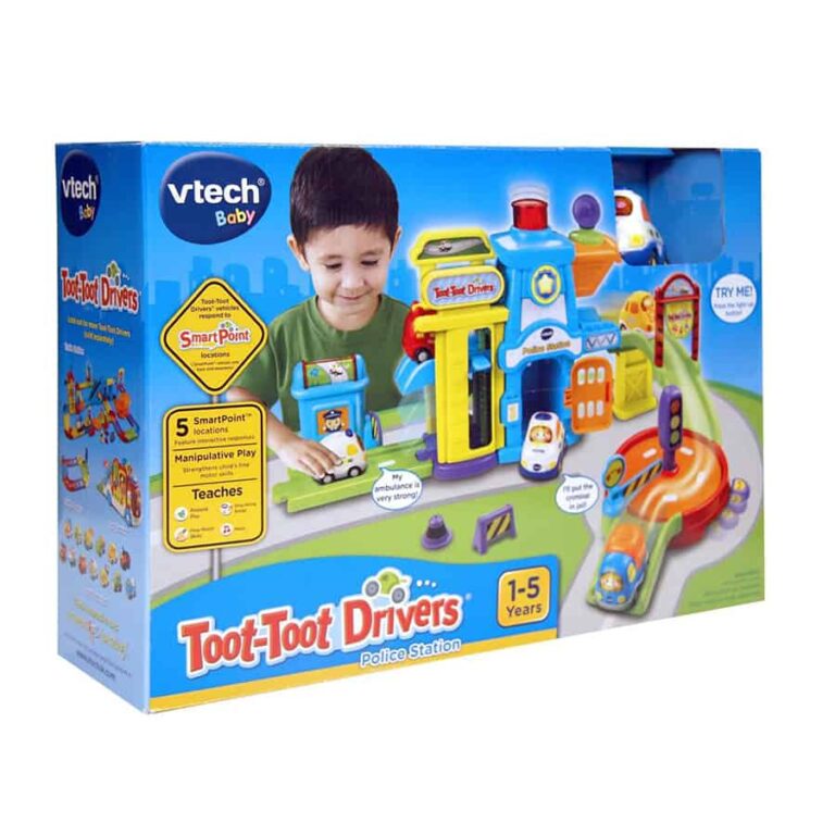 VTech Toot Toot Drivers Police Station - Nappies Direct