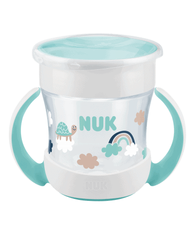 NUK Mini Magic Cup 160ml with drinking rim and lid - Nappies Direct