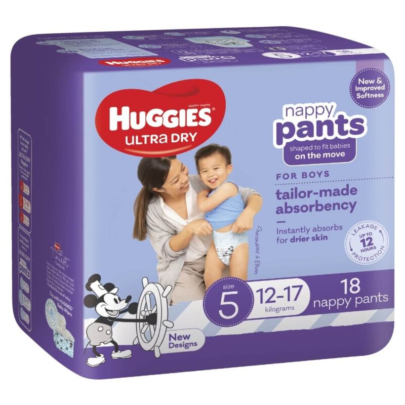 Huggies Nappies & Nappy Pants - Size 1 to 6 - Nappies Direct