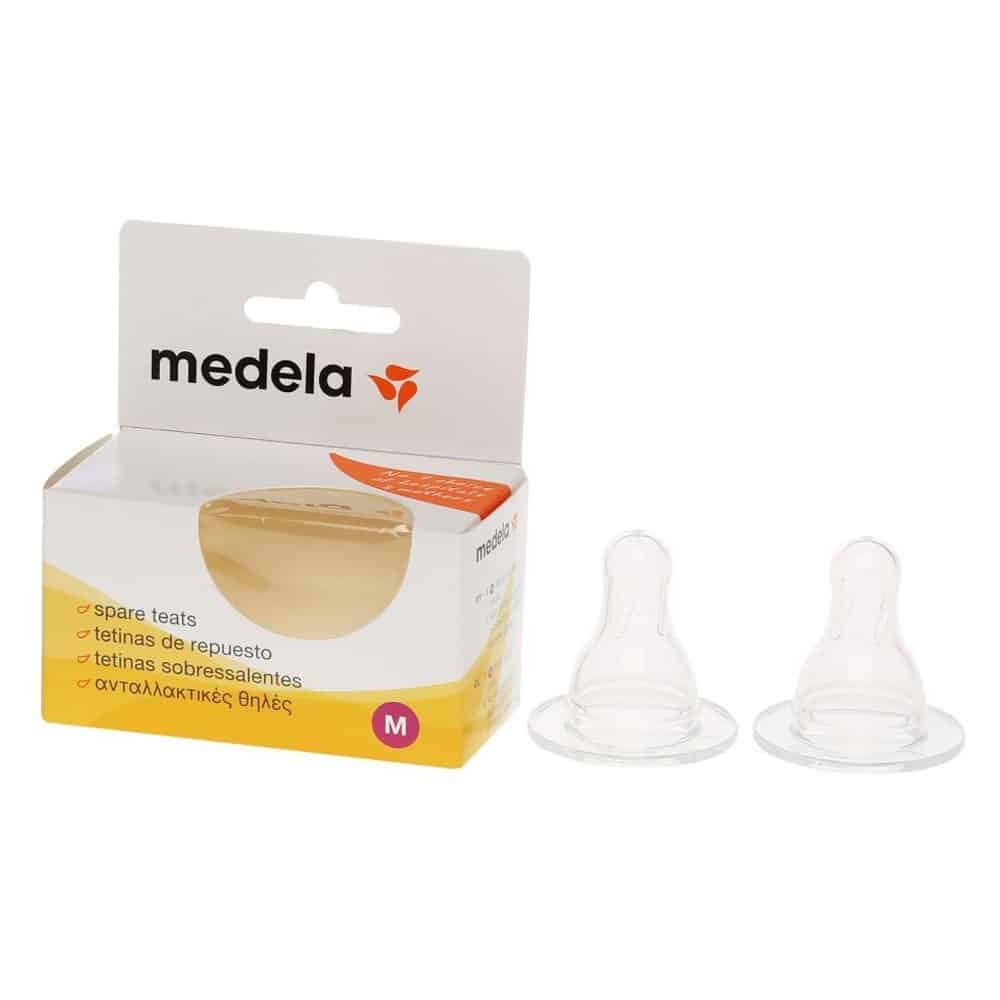 Medela Slow Flow Silicone Teats (2-Pack)
