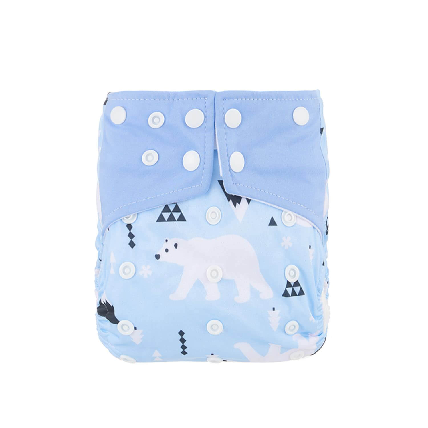 Cuddly - Snowy Bear – Cloth Nappy - Nappies Direct