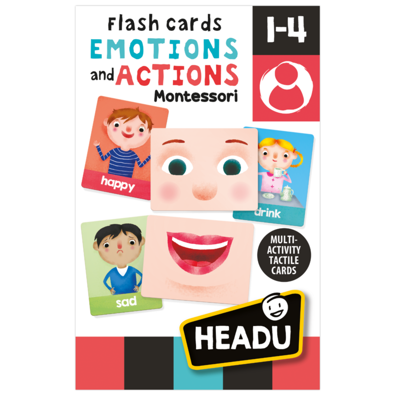 Headu Flashcards Emotions And Actions Montessori Nappies Direct