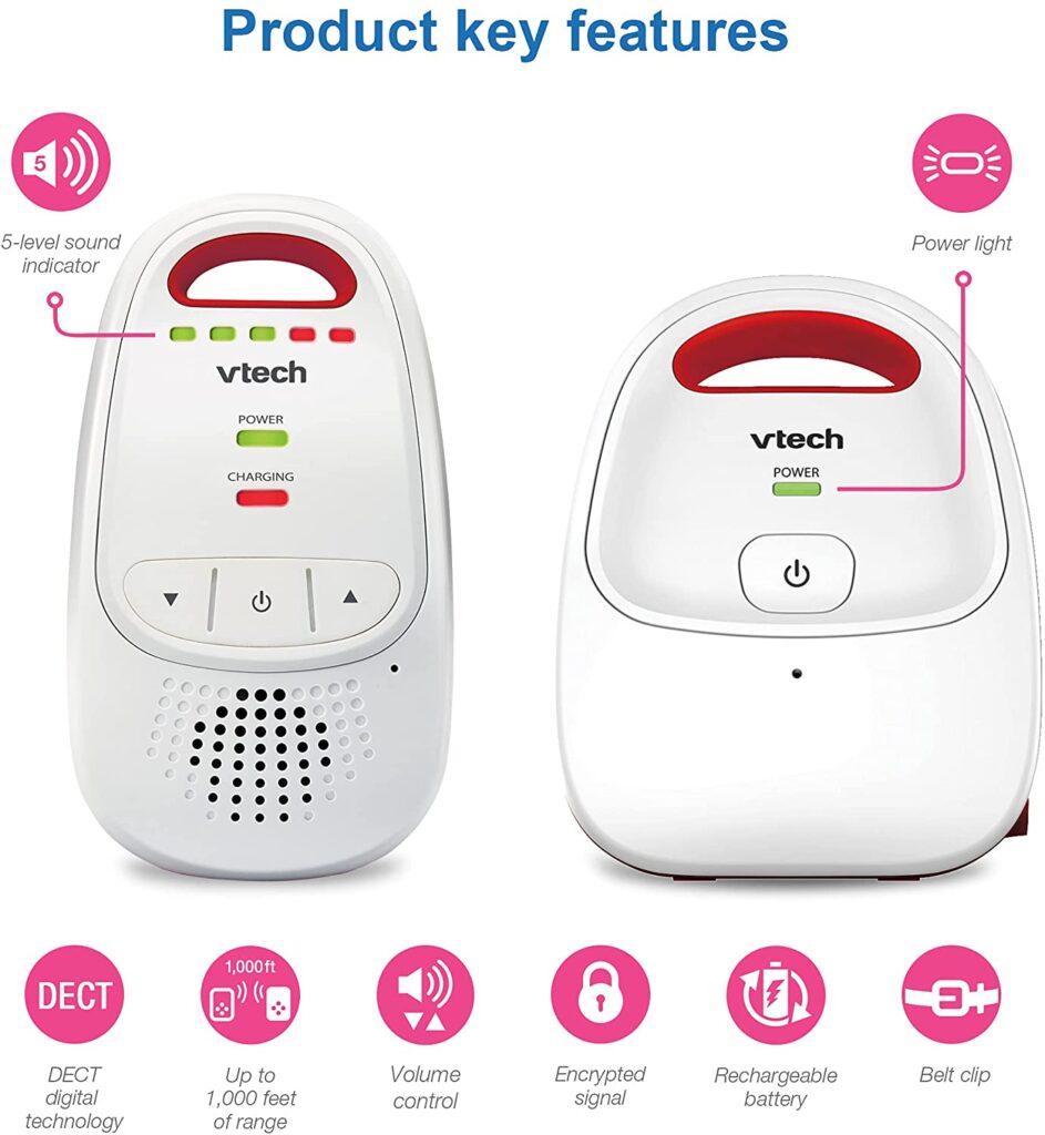 vTech - BM1000 Audio Baby Monitor - Nappies Direct